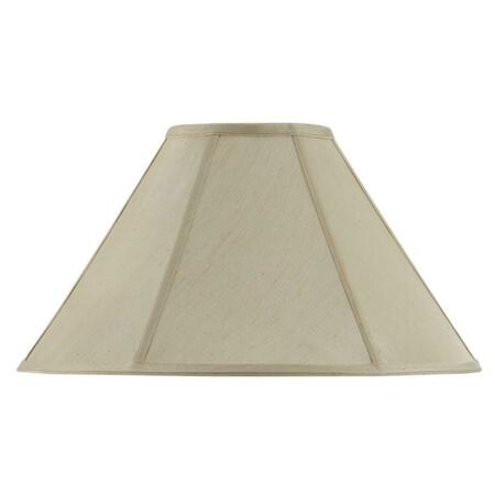 RADIANT SH-8101-15-CM 15 in. Vertical Piped Basic Coolie Shade, Champagne RA49431